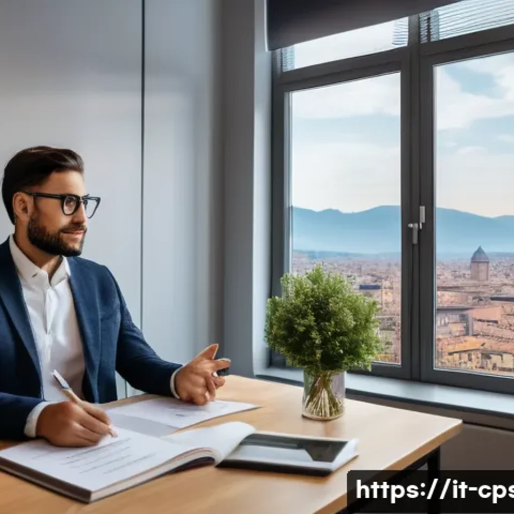 임상심리사 연봉 동향 - A professional clinical psychologist in a modern private therapy office in Milan, Italy, discussing ...